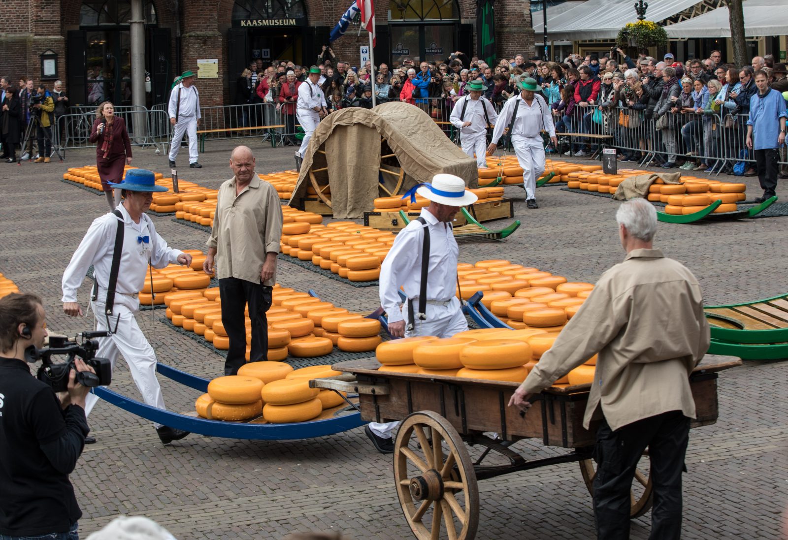 Stroopwafels and poffertjes at a Dutch market