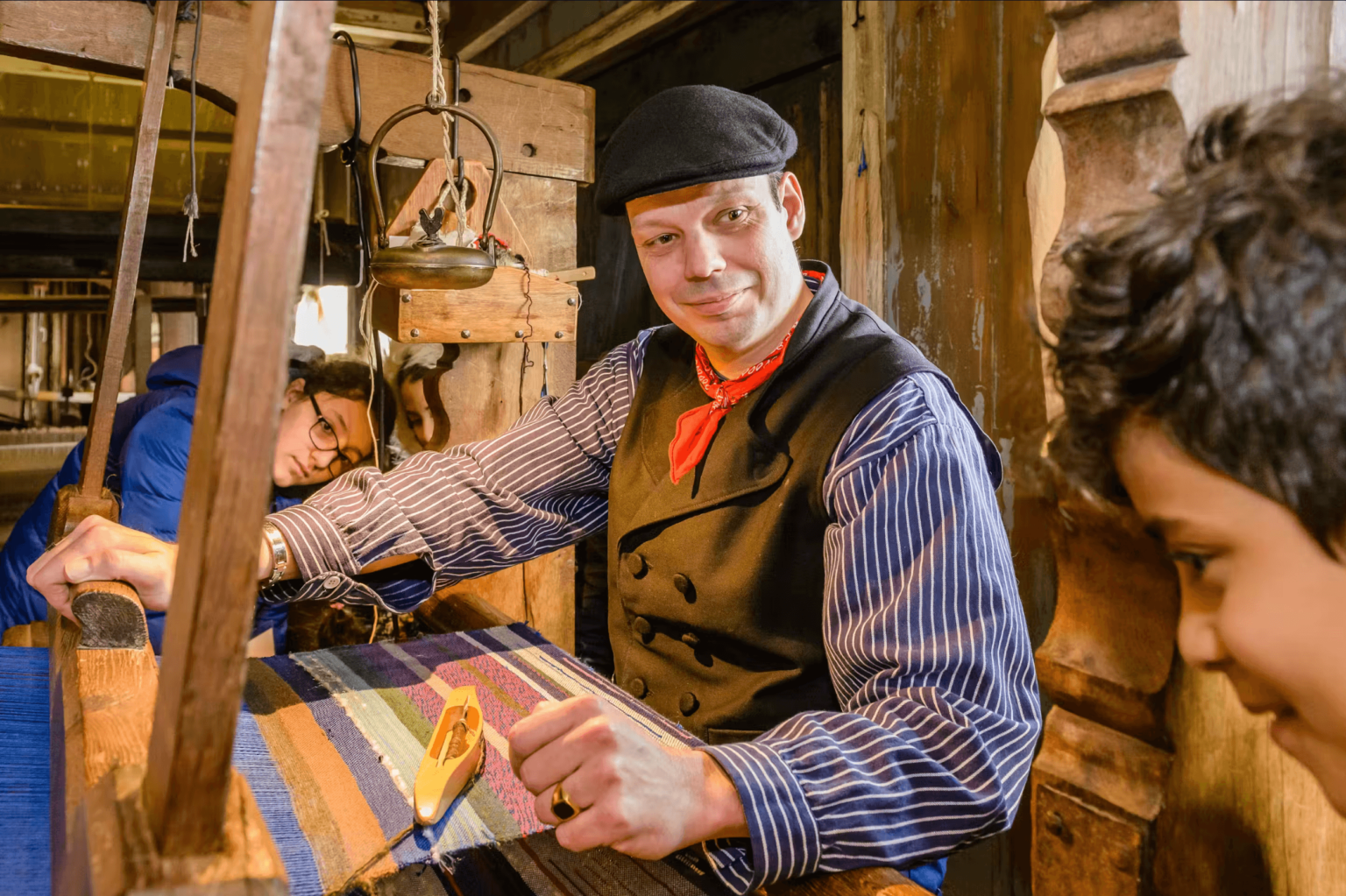Craftsman demonstration in the Zaanse Schans